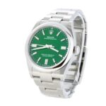 Rolex Oyster Perpetual Green Dial 126000-0005 Replica