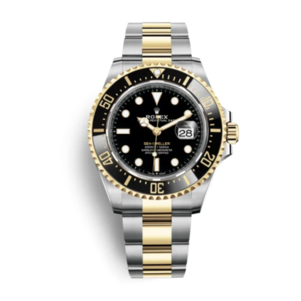 Rolex Sea-Dweller Two Tone Black Dial 126603-0001 Oyster Replica